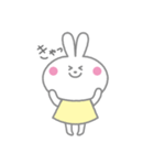 しろうさ "ラビちゃん"（個別スタンプ：18）