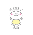 しろうさ "ラビちゃん"（個別スタンプ：19）