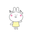 しろうさ "ラビちゃん"（個別スタンプ：28）