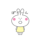 しろうさ "ラビちゃん"（個別スタンプ：33）