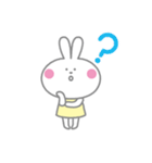 しろうさ "ラビちゃん"（個別スタンプ：35）