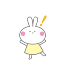 しろうさ "ラビちゃん"（個別スタンプ：36）