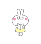 しろうさ "ラビちゃん"（個別スタンプ：40）