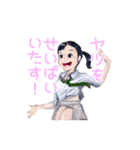 リボン色の天下布武（個別スタンプ：28）