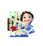 リボン色の天下布武（個別スタンプ：35）
