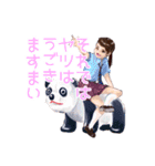 リボン色の天下布武（個別スタンプ：36）