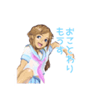 リボン色の天下布武（個別スタンプ：38）