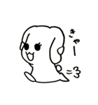 うさぎのらくがき（個別スタンプ：3）