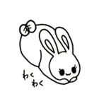 うさぎのらくがき（個別スタンプ：21）
