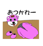 ぴんくま君（個別スタンプ：40）