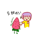 strawberry  run away（個別スタンプ：30）