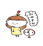 チューリップ女（個別スタンプ：3）