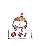 チューリップ女（個別スタンプ：13）