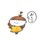 チューリップ女（個別スタンプ：30）