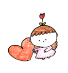チューリップ女（個別スタンプ：33）