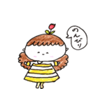 チューリップ女（個別スタンプ：35）