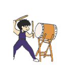 ゆるふわ系太鼓打ち（個別スタンプ：6）