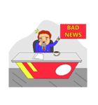 Mr. Reporter（個別スタンプ：35）