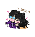 Neko and Cinos: Love is so sweet（個別スタンプ：13）