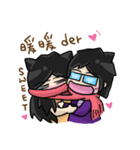 Neko and Cinos: Love is so sweet（個別スタンプ：15）