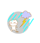 雨空のネコ（個別スタンプ：32）