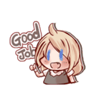 笑顔の少女（個別スタンプ：1）