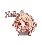 笑顔の少女（個別スタンプ：2）