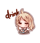 笑顔の少女（個別スタンプ：3）