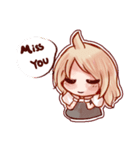 笑顔の少女（個別スタンプ：4）
