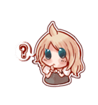 笑顔の少女（個別スタンプ：5）