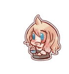 笑顔の少女（個別スタンプ：7）