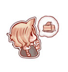 笑顔の少女（個別スタンプ：10）