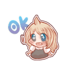 笑顔の少女（個別スタンプ：12）