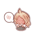笑顔の少女（個別スタンプ：14）
