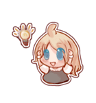 笑顔の少女（個別スタンプ：18）