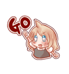 笑顔の少女（個別スタンプ：20）