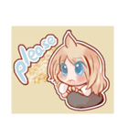 笑顔の少女（個別スタンプ：27）