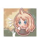 笑顔の少女（個別スタンプ：32）