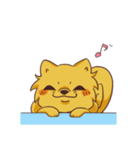 よさこい大好き！よさ犬くんとちびよさくん（個別スタンプ：1）