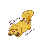 よさこい大好き！よさ犬くんとちびよさくん（個別スタンプ：4）