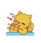 よさこい大好き！よさ犬くんとちびよさくん（個別スタンプ：18）