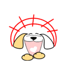 顔文字で子犬くん（個別スタンプ：38）