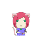 Catty the cute cat（個別スタンプ：4）