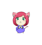 Catty the cute cat（個別スタンプ：5）