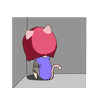 Catty the cute cat（個別スタンプ：9）