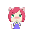 Catty the cute cat（個別スタンプ：12）