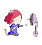 Catty the cute cat（個別スタンプ：13）