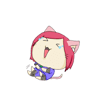 Catty the cute cat（個別スタンプ：14）