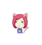 Catty the cute cat（個別スタンプ：22）