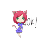 Catty the cute cat（個別スタンプ：24）